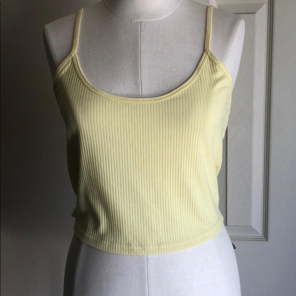 Crop top(yellow)